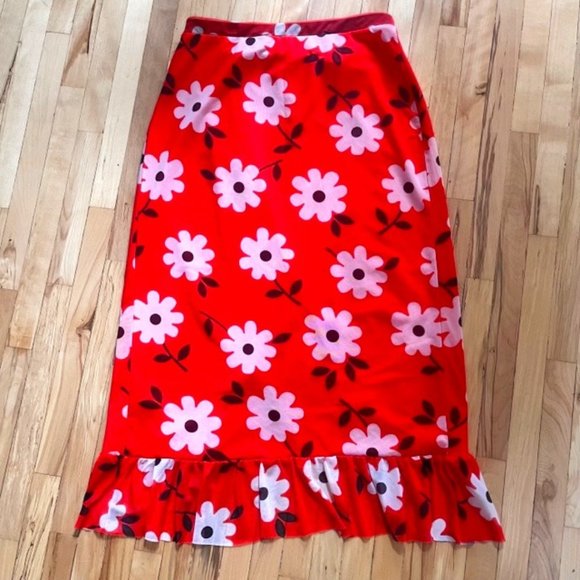 Urban Outfitters lightweight mesh floral skirt, M - Picture 2 of 3